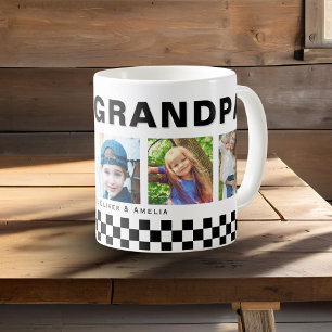 Taza De Café Te amamos abuelo 5 Fotos Recuerdo