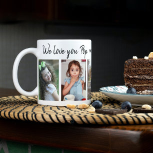 Taza De Café Te Amamos Nombres de Nietos Pop 5 Foto 