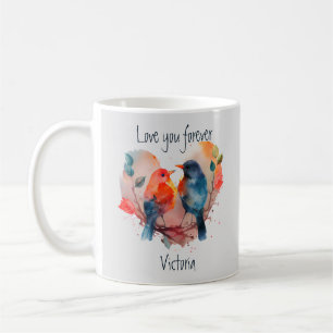 Taza De Café Te Amas Por Siempre Nombre De Personalizar De Love