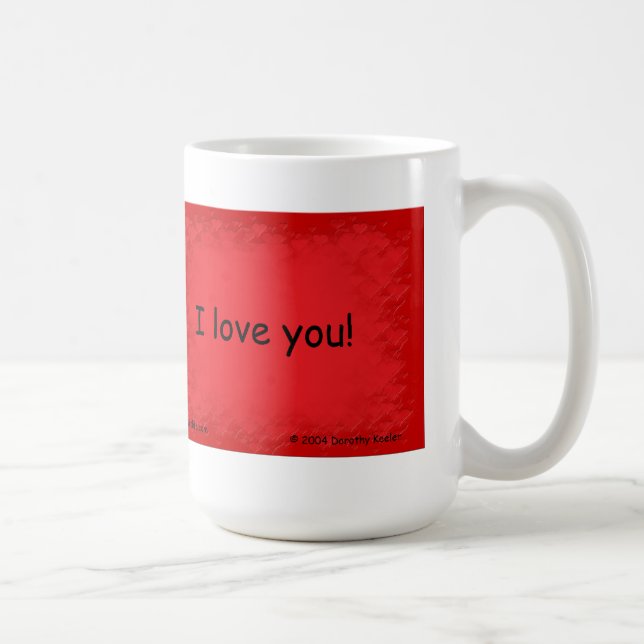 Taza De Café ¡"Te amo! " (Derecha)