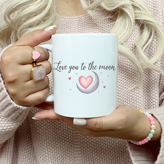 Taza De Café Te amo a la luna (Subido por el creador)