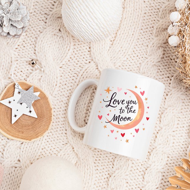 Taza De Café Te amo a la luna creciente (Subido por el creador)