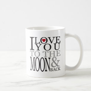 TAZA DE CAFÉ TE AMO A LA LUNA Y A LA VUELTA