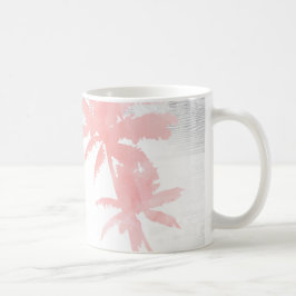 Taza De Café Te amo a la playa y a la madera de las palmeras