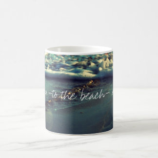 Taza De Café Te amo a la playa y a la parte posterior