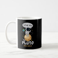 Te Amo A Pluto Y A Regreso. Espacio lunar astronóm