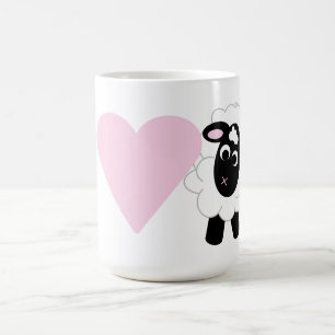 Taza De Café Te amo a tu Personalizado de oveja.