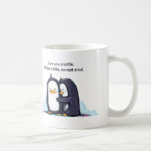 Taza De Café Te amo a un pingüino tortuoso - Mug