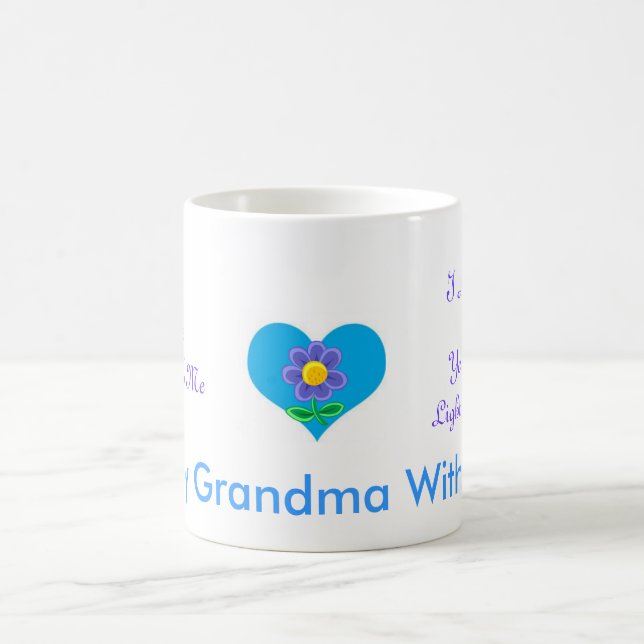 Taza De Café Te amo abuela (Centro)