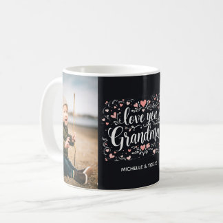 Taza De Café Te Amo Abuela 2 Foto Regalo Personalizado Abuela