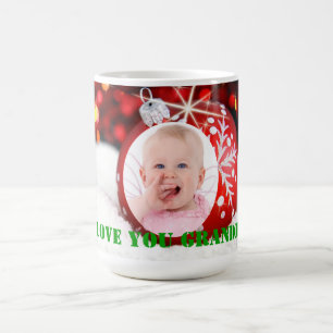 Taza De Café "Te amo abuela" Personalizado Navidades Mug
