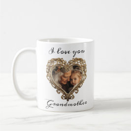 Taza De Café Te amo abuela Personalizado Photo Mug