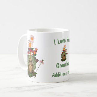 Taza De Café Te amo abuela Rana Princesa Personalizada