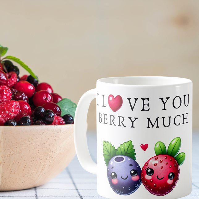Taza De Café Te Amo Berry Mucho (Subido por el creador)