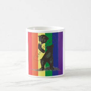 Taza De Café Te amo California--Arco iris