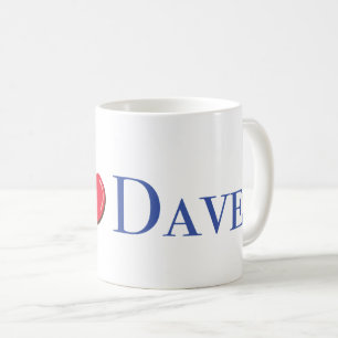 Taza De Café Te amo Dave Mug