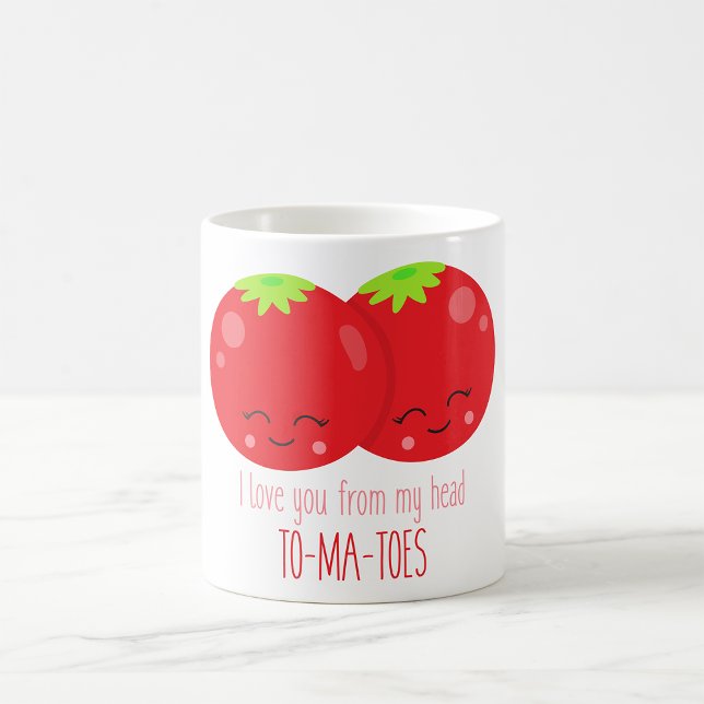 Taza De Café Te Amo De Mis Tomates De La Cabeza (Subido por el creador)