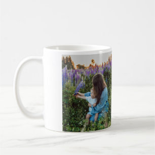 Taza De Café Te amo el día de mamá elegante agregar texto de fo