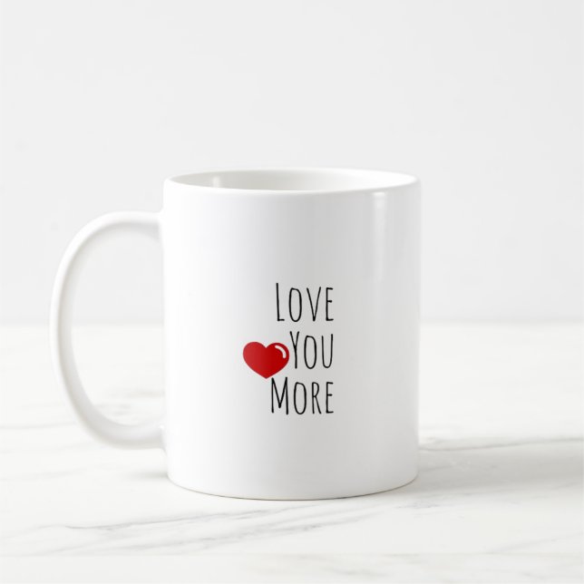 Taza De Café Te Amo Estilo Estético Refinado  (Izquierda)