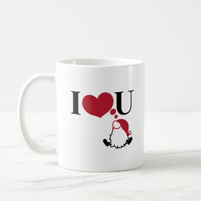 Taza De Café Te amo Gnome (Izquierda)
