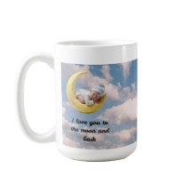 Taza de café Te Amo Hasta la Luna y de Regreso