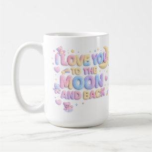 Taza De Café Te Amo Hasta la Luna y de Regreso – Ositos Tiernos