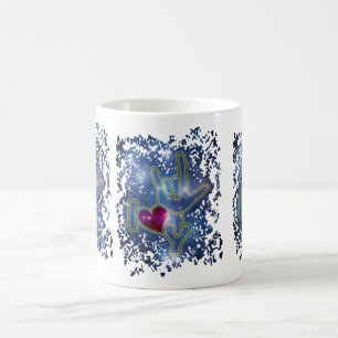 Taza De Café TE AMO/lenguaje de signos