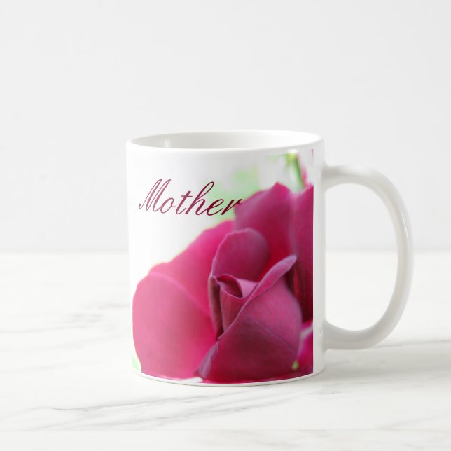 Taza De Café Te Amo Madre Rosa Suave (Derecha)
