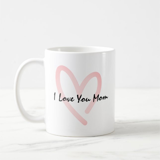 Taza De Café Te Amo Mamá (Izquierda)