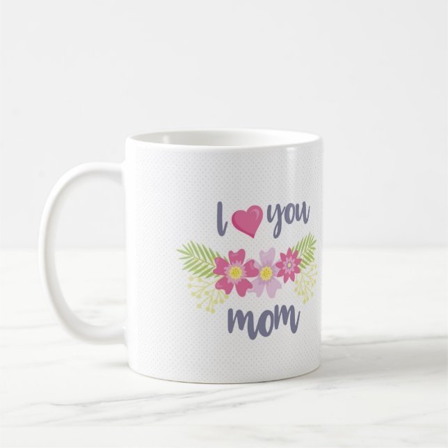 Taza De Café Te amo mamá (Izquierda)