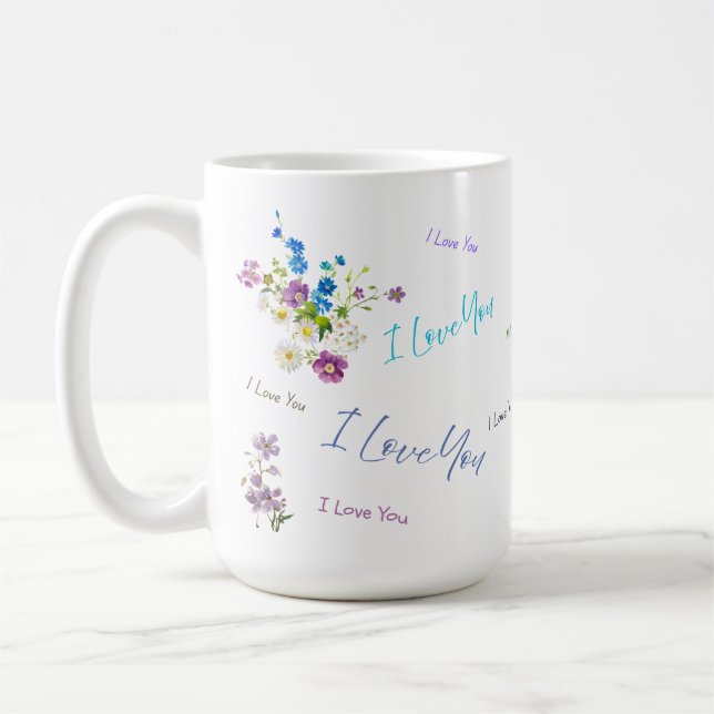 Taza De Café Te Amo Mamá (Izquierda)