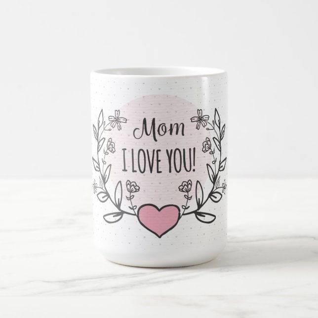 Taza De Café Te Amo Mamá Café Mug (Centro)