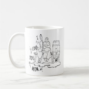 Taza De Café ¡Te amo mamá! Camiseta