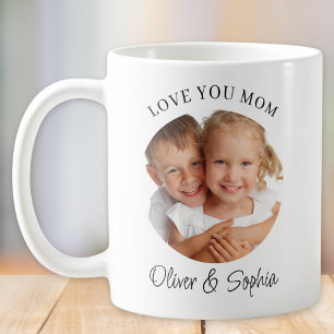 Taza De Café Te Amo Mamá Foto Moderna Día de la Madre