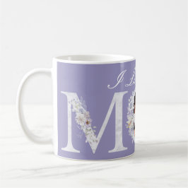 Taza De Café Te Amo Mamá Morada Regalo Café Mug