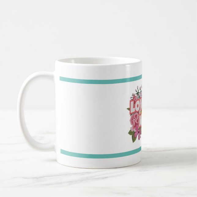 Taza De Café Te amo mamá Mug (Izquierda)