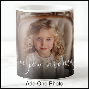 Taza De Café Te Amo Mami, 1 Foto, Día de la Madre, Cumpleaños