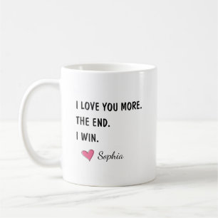 Taza De Café Te Amo Más El Fin Gano – Mamá Divertida
