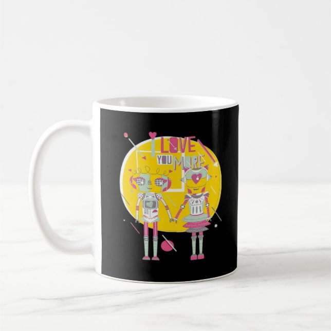 Taza De Café Te Amo Más Estética Moderna  (Izquierda)