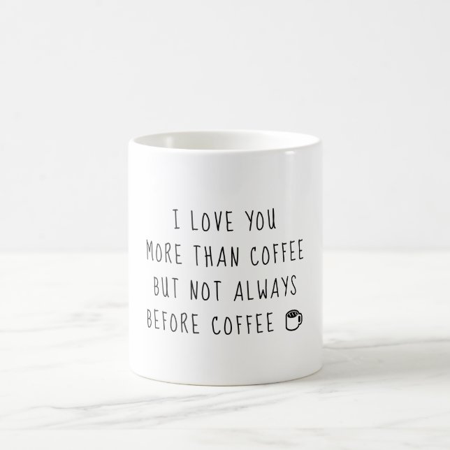 Taza De Café Te amo más que café (Centro)