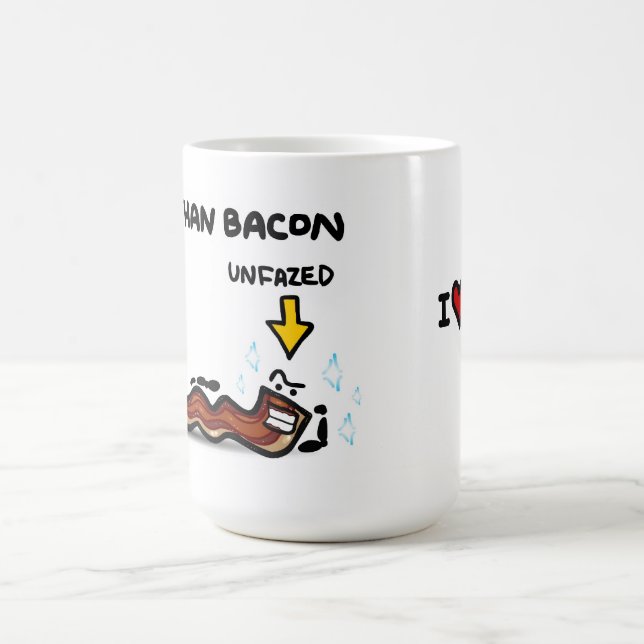 Taza De Café "Te amo más que el tocino " (Centro)