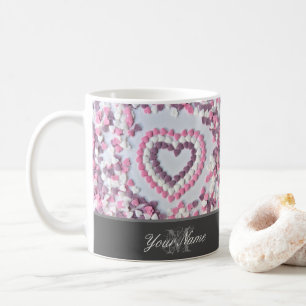 Taza De Café Te amo mi dulce San Valentín con adorable monogram