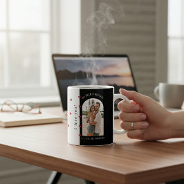 Taza De Café ¡Te amo! moderna y elegante foto de San Valentín