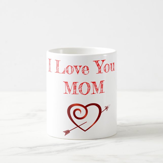 Taza De Café Te amo MOM Mug (Centro)