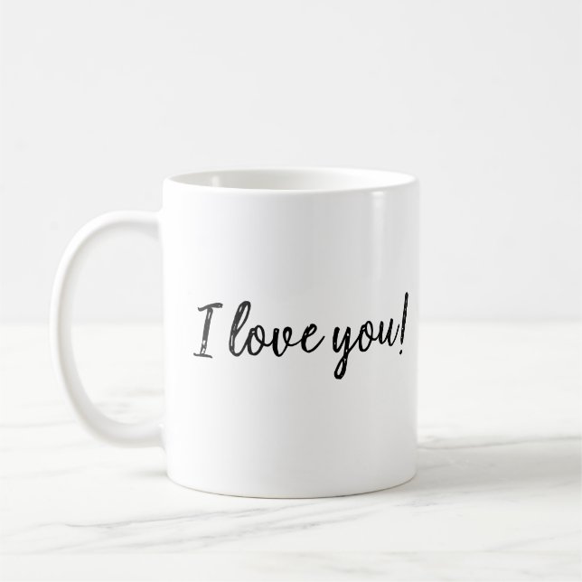 Taza De Café Te Amo Mug (Izquierda)