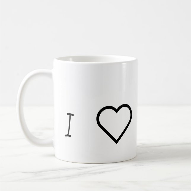 Taza De Café ¡Te Amo Mumsy! Blanca (Izquierda)