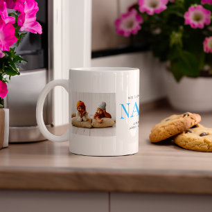 Taza De Café Te Amo Nana   Dos Fotos en Colage