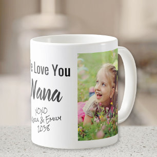 Taza De Café Te amo Nana Grandma Photo