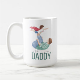 Taza De Café Te Amo Papá Superhéroe Padre e Hijo Café