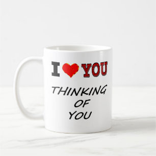 Taza De Café Te Amo Pensando En Ti Café Mug